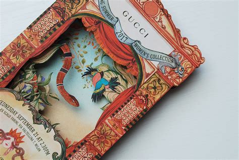 gucci fashion show invitation